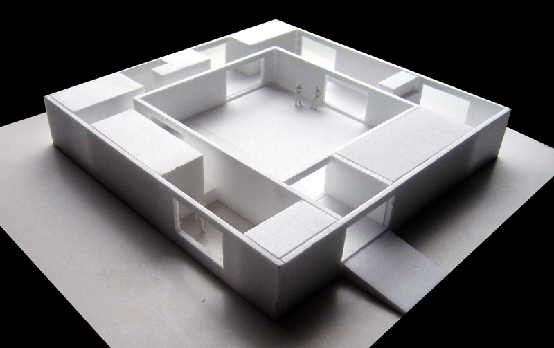 Architect's Model of the Atrium House