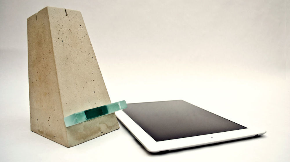 DIY Concrete iPad Stand CHENG