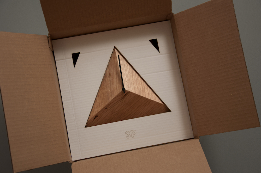 3P Clock by Robocut and Baron Magazine Packaging