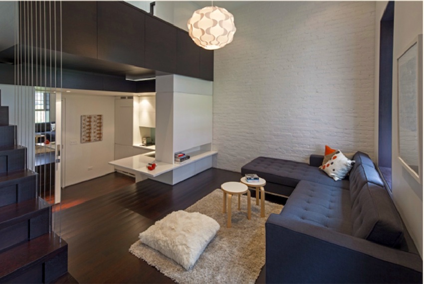 Manhattan Micro-Loft Living Area