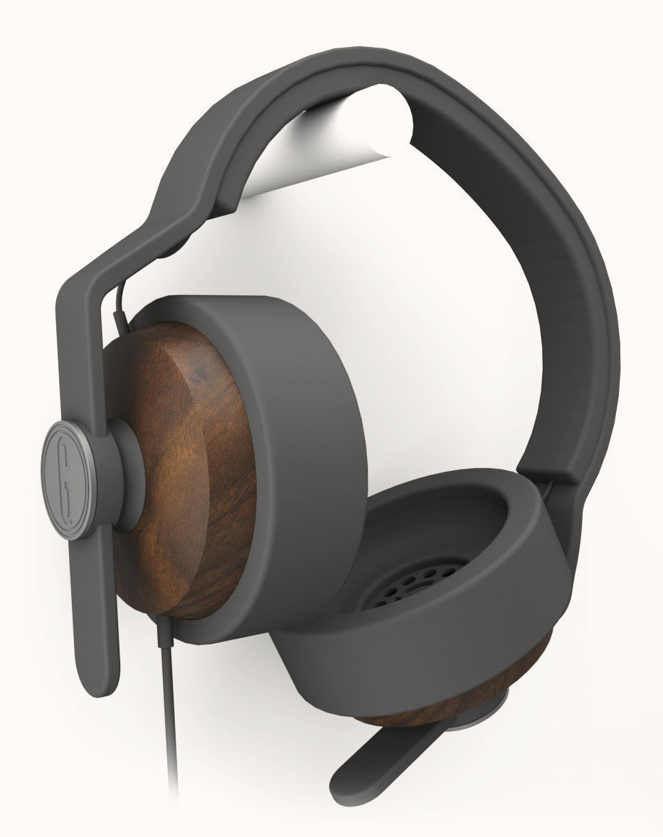 OEHP Over Ear Headphones in Walnut by Grain Audio