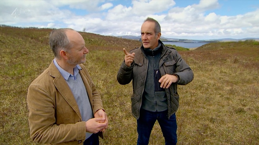Kevin McCloud talking to Alan Dickson of Rural Design Architects on Grand Designs