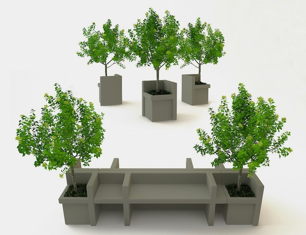 Examples of Infinite Benches with Tree Modules