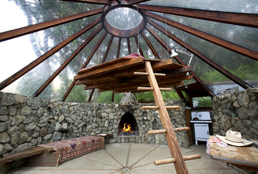 Green House by Mickey Muennig - Glass Domed Hut in Big Sur, California