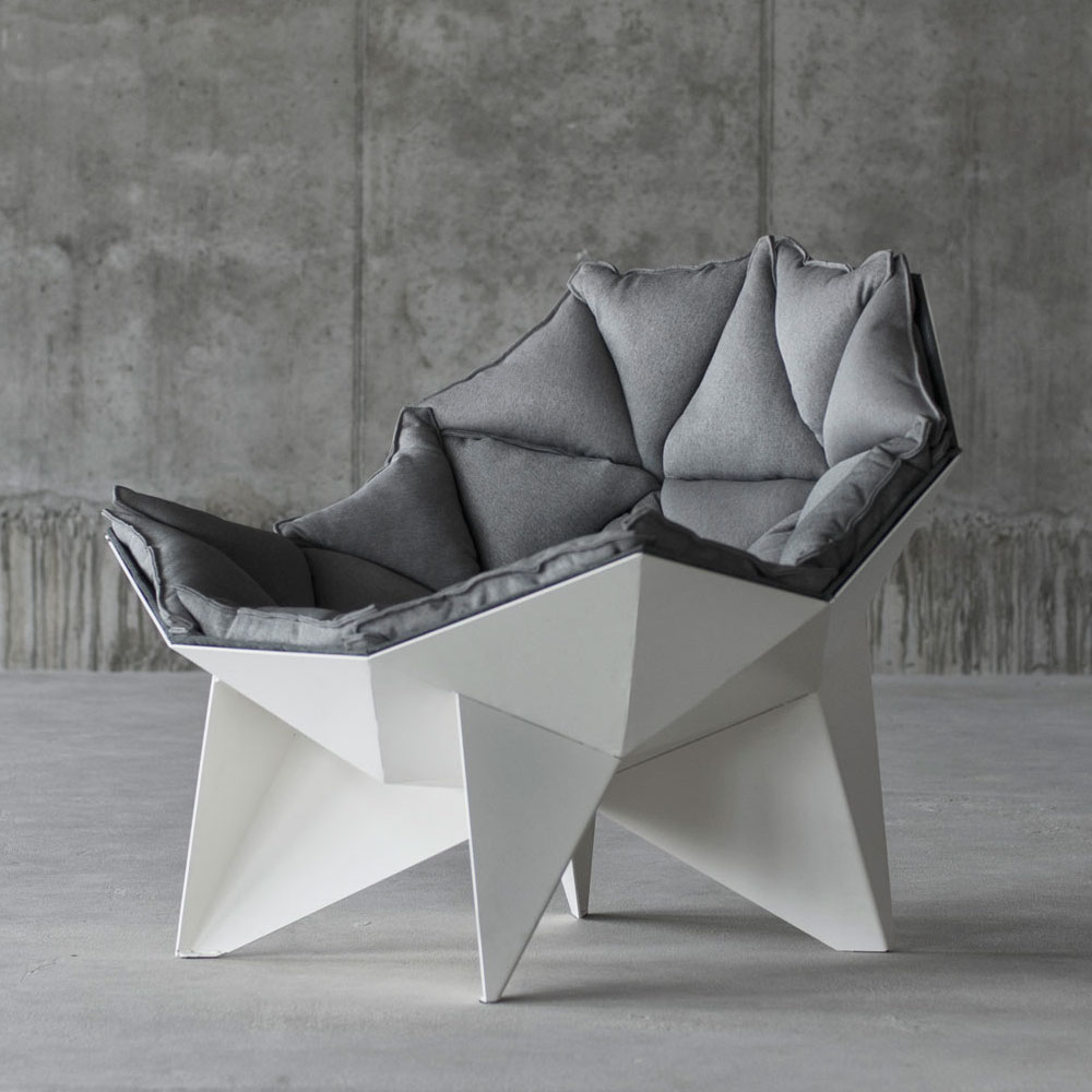 Q1 Lounge Chair by ODESD2 – Space Age Geodesic Dome Chair