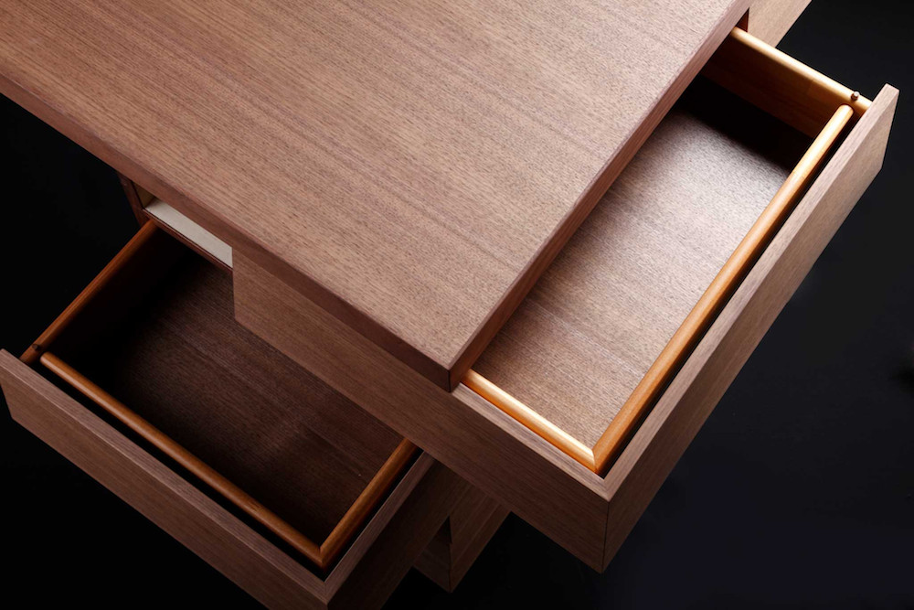 Two-Directional Drawers in Cartesia Desk by COLORS