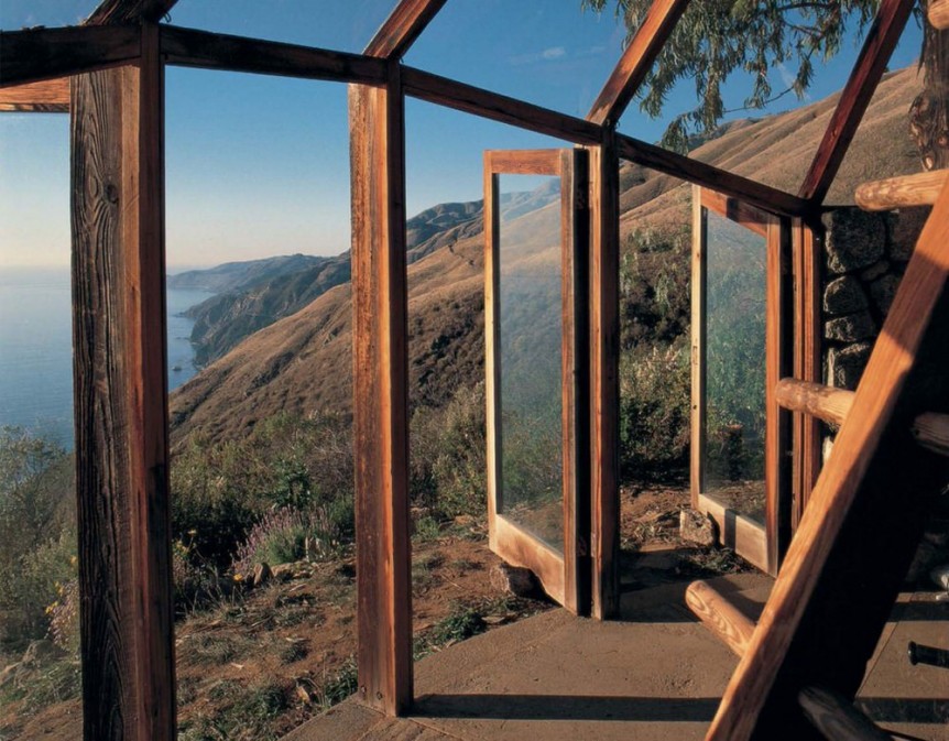 Glass Domed Greenhouse Hut in Big Sur, California by Mickey Muennig Homeli