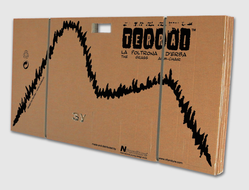 Cardboard Terra Armchair Packaging Packaging circa 2004