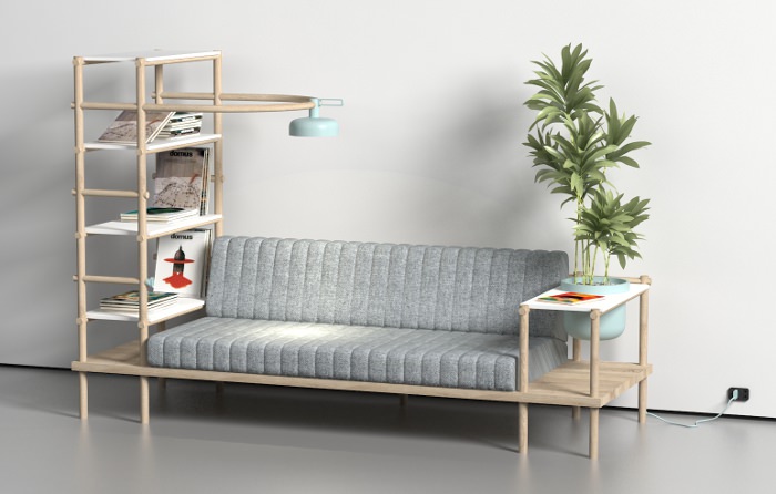 Herb Is a Multi-Functional Sofa and Living Space by Burak Kocak