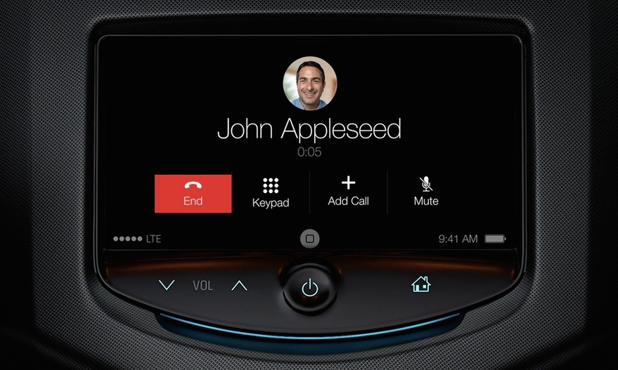 Phonecall Through Apple CarPlay Screen