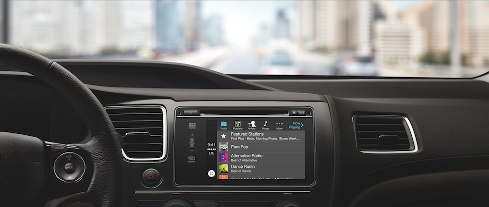 Selecting Music Through Apple CarPlay from iPhone