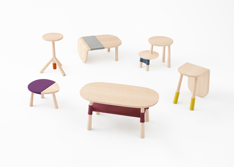 Minimalistic Winnie The Pooh Inspired Tables by Nendo for Walt Disney Japan