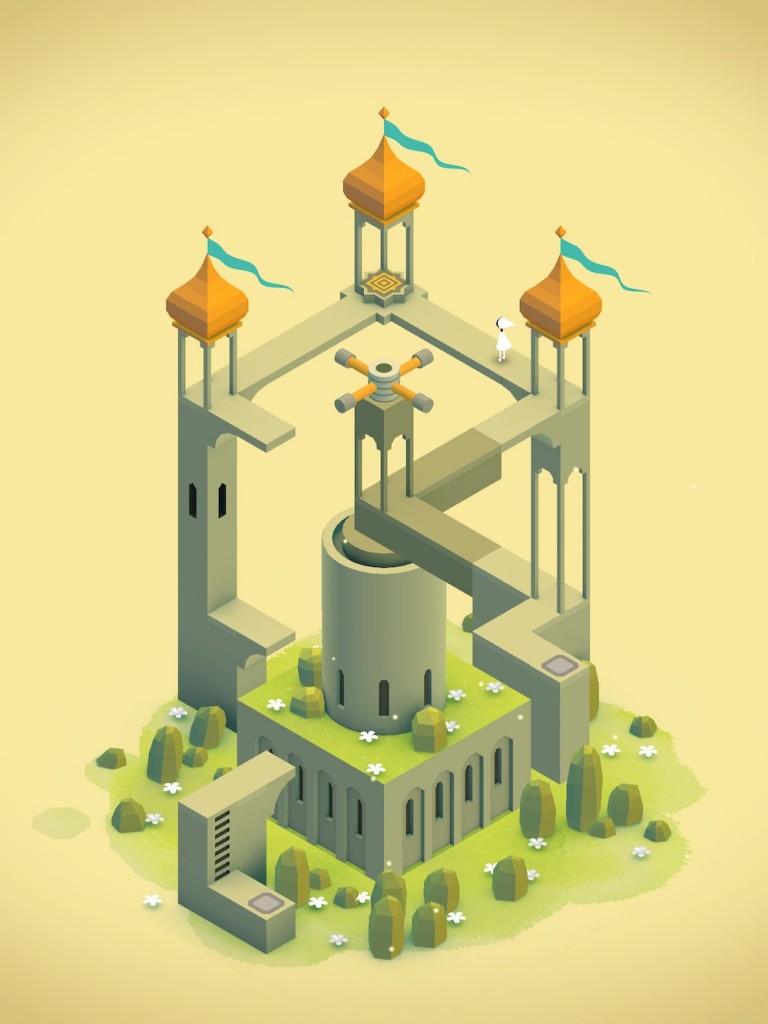 Level from Monument Valley Game with Princess Ida on iOS by ustwo