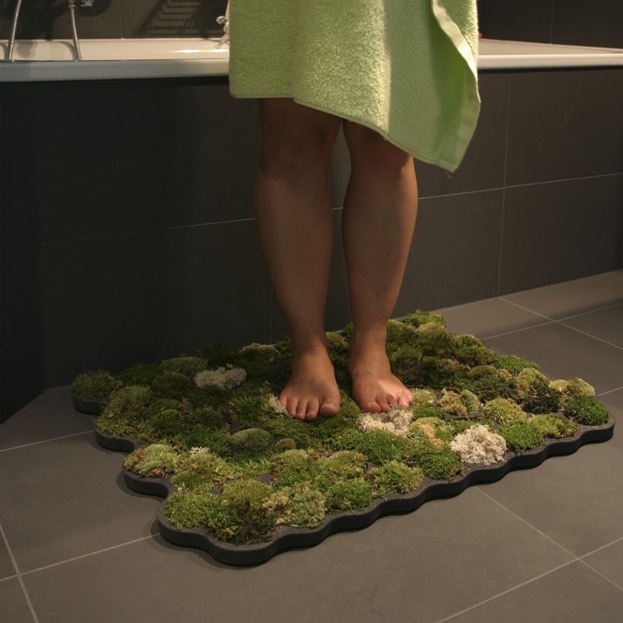 Living Moss Bath Mat by Nguyen La Chanh