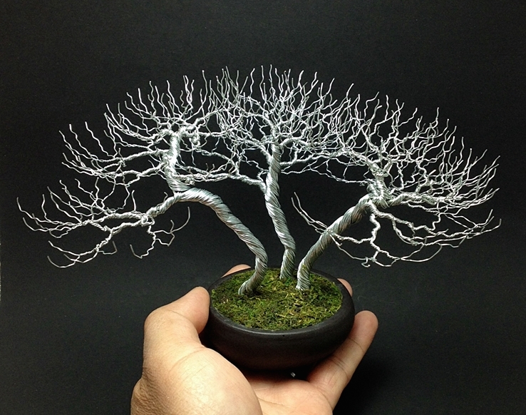 Wire Bonsai Trees By Ken To Homeli