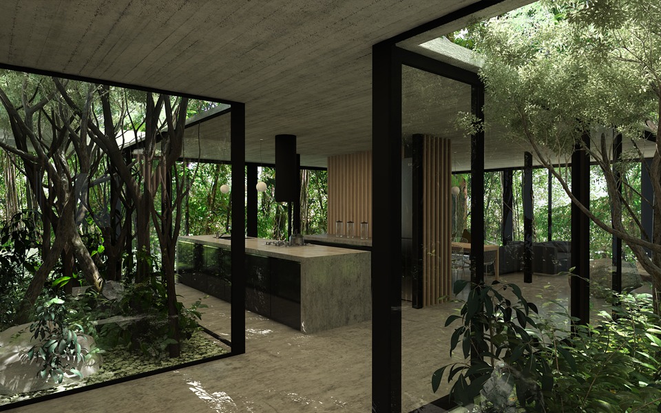 Gres House in a Brazilian Rain Forest by Luciano Kruk