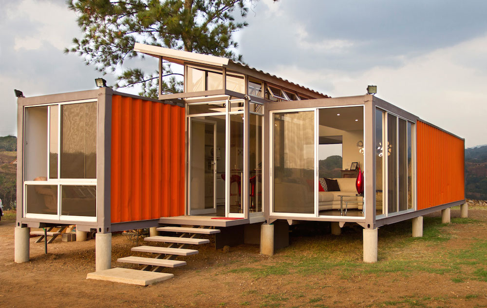 Containers of Hope Shipping Container Home by Benjamin Garcia Saxe Architects