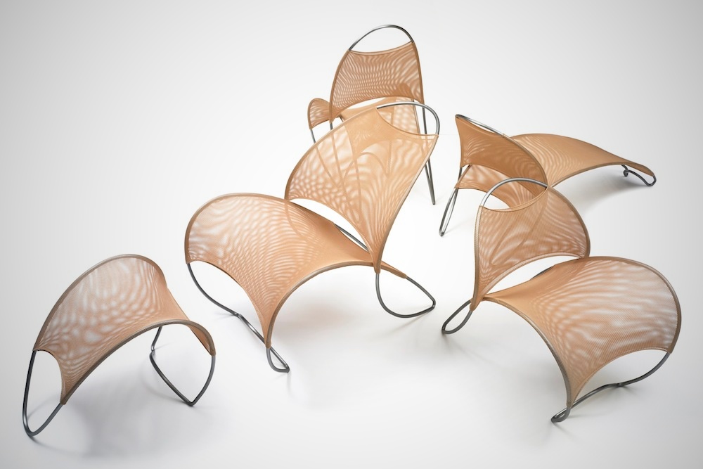 Family of Loop de Loop Chairs including Lounge, Dining, Chaise Longue and Side Chair (1)