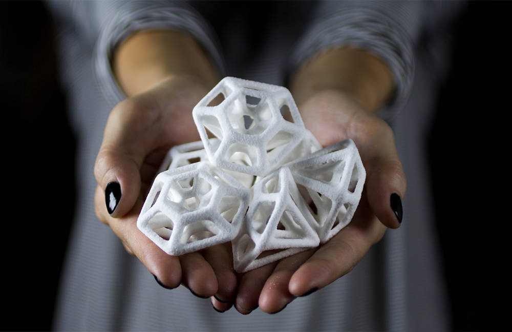 3D Printed Diamond:Gem Sugar Cubes by The Sugar Lab