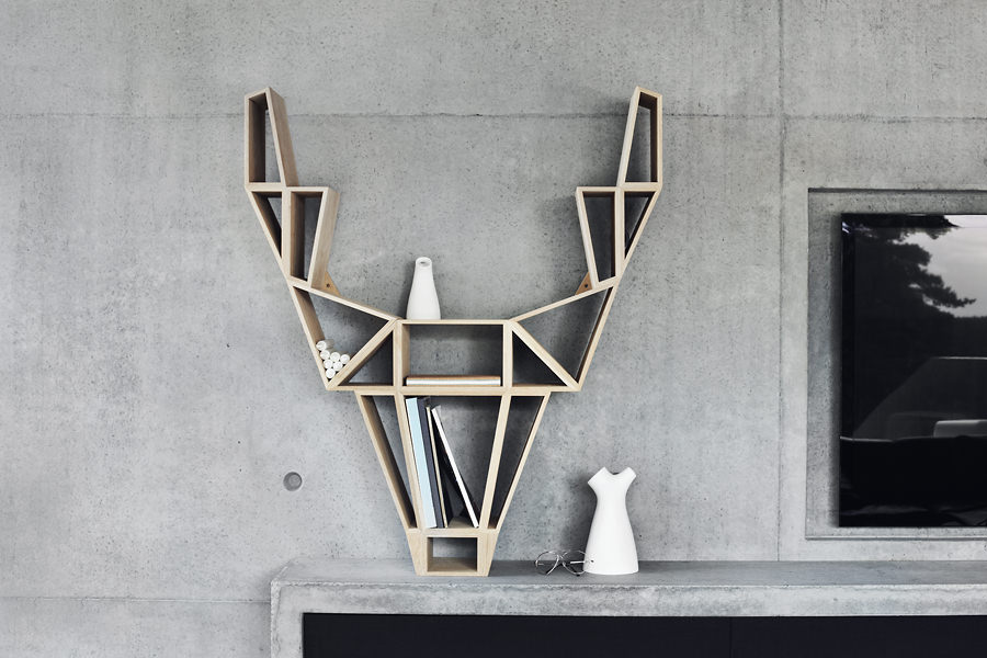 BEdesign Deer Shelf in Minimalist Interior Setting