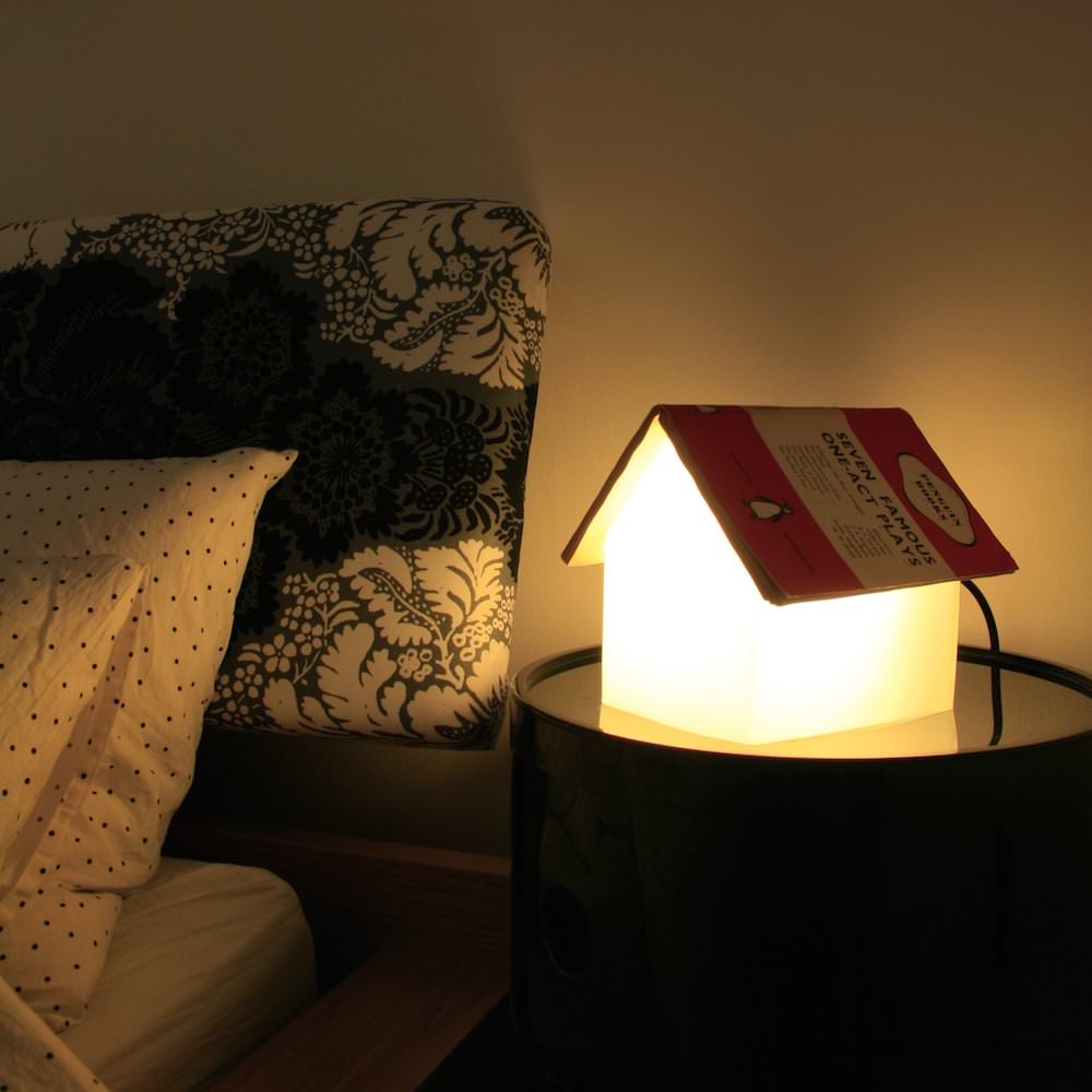 Book Rest House Lamp by Lee Sang Gin for Suck UK