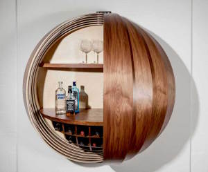 Dime: Spherical Drinks Cabinet by Splinter Works