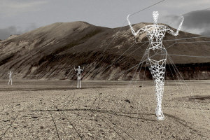 Land of Giants: Human Sculpture Pylon Concept by Choi + Shine