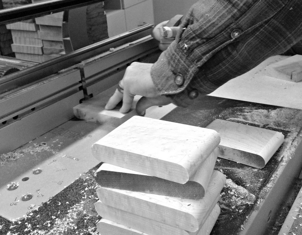 Milling Solid Blocks of Wood for Wallets