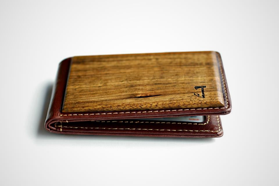 Slim Timber Walnut Bi-Fold Wallet