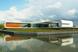 Villa New Water in the Netherlands by Waterstudio