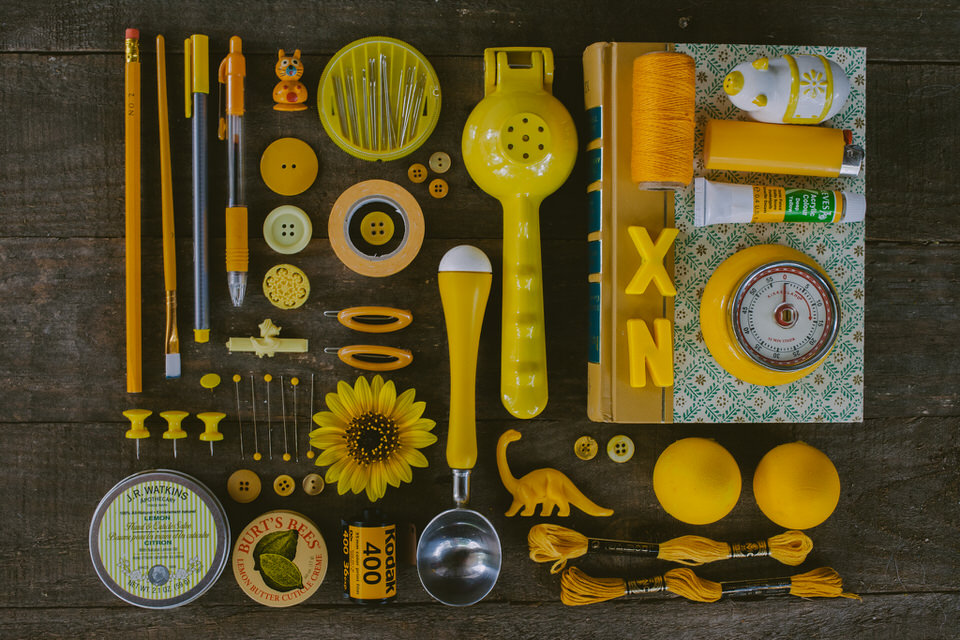 'here are all my yellow things' Collections Collection by Emily Blancoe