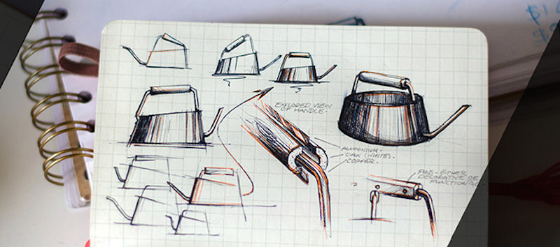 Initial Sketches of the CU Watering Can