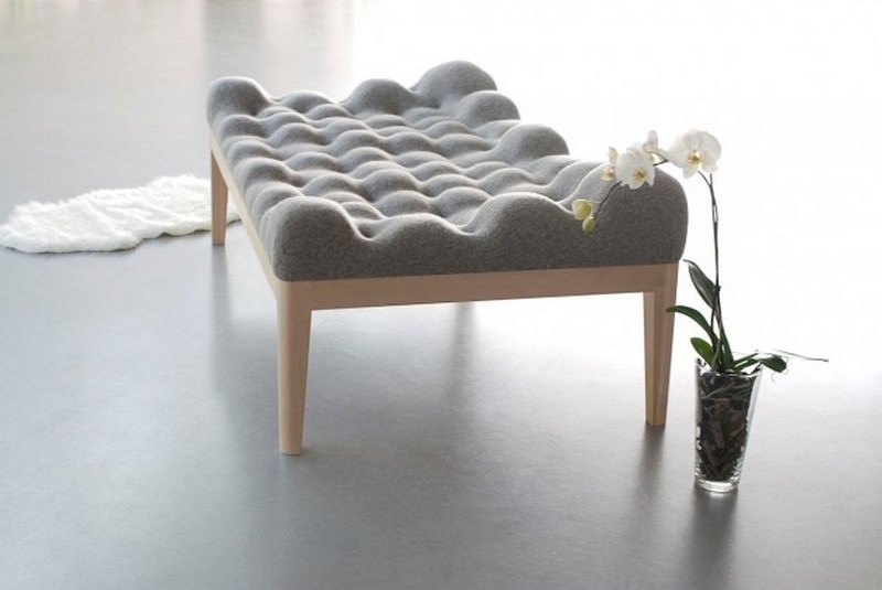 Cloud-like Bubble Foam Surface of the Kulle Daybed Furniture