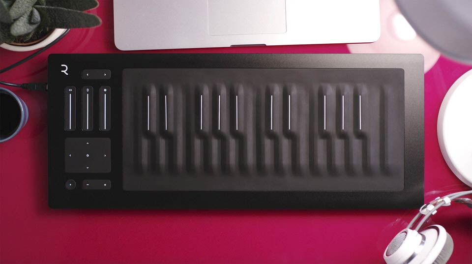 Seaboard Rise Keyboard at home