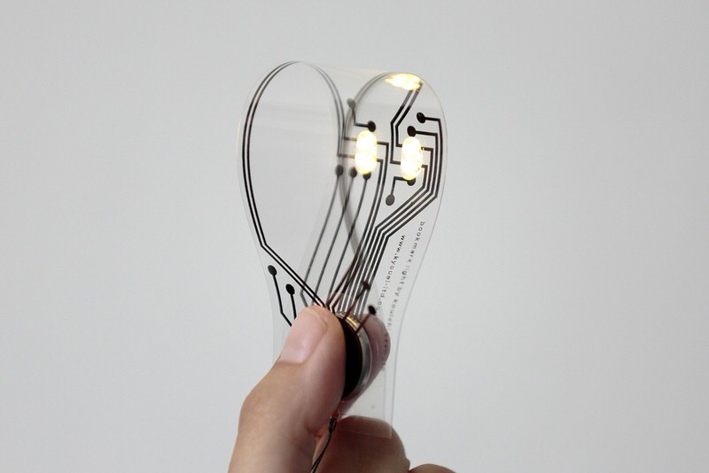 Minimalist Design Bookmark Light with Circuitry