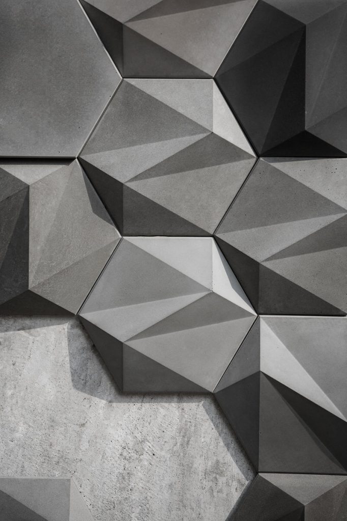 San Geometric Concrete Wall Decoration by Bentu Design Homeli