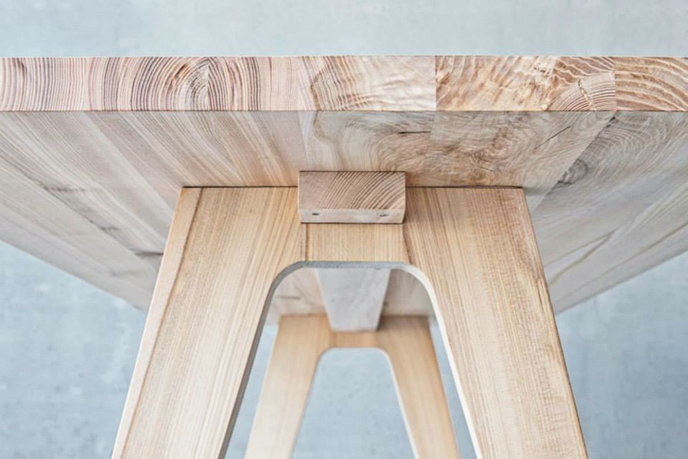 Worknest Table Underside Construction