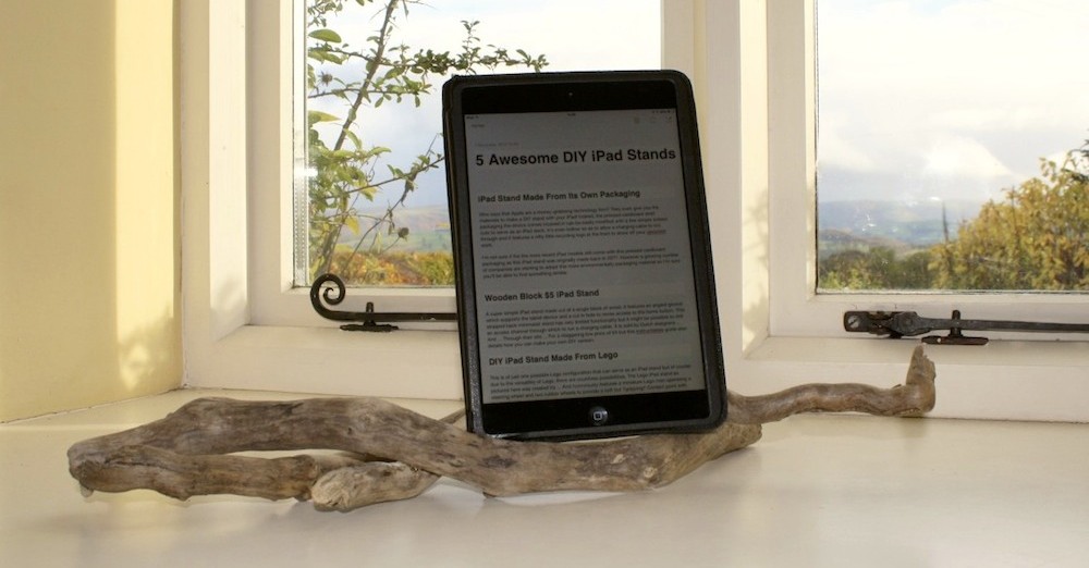 5 Awesome DIY iPad Stands