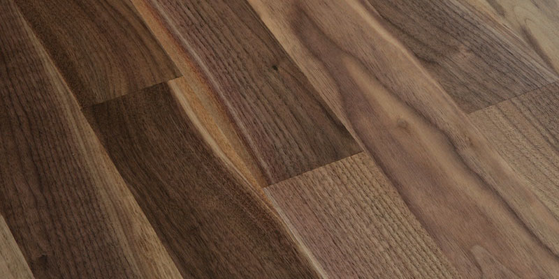 City Central American Walnut 3 Strip Lacquered Engineered Flooring
