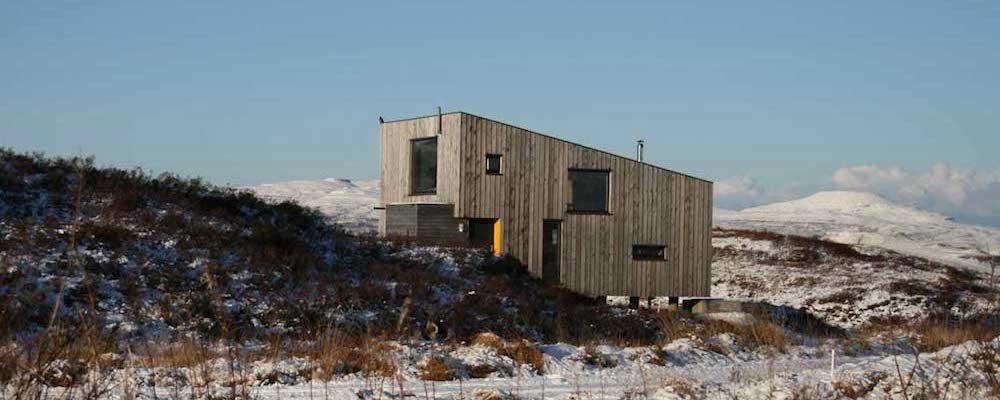Fiscovaig Eco Home in Snow