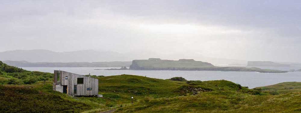 Green Landscape Surrounding Fiscovaig Eco Home on Scottish Isle Skye