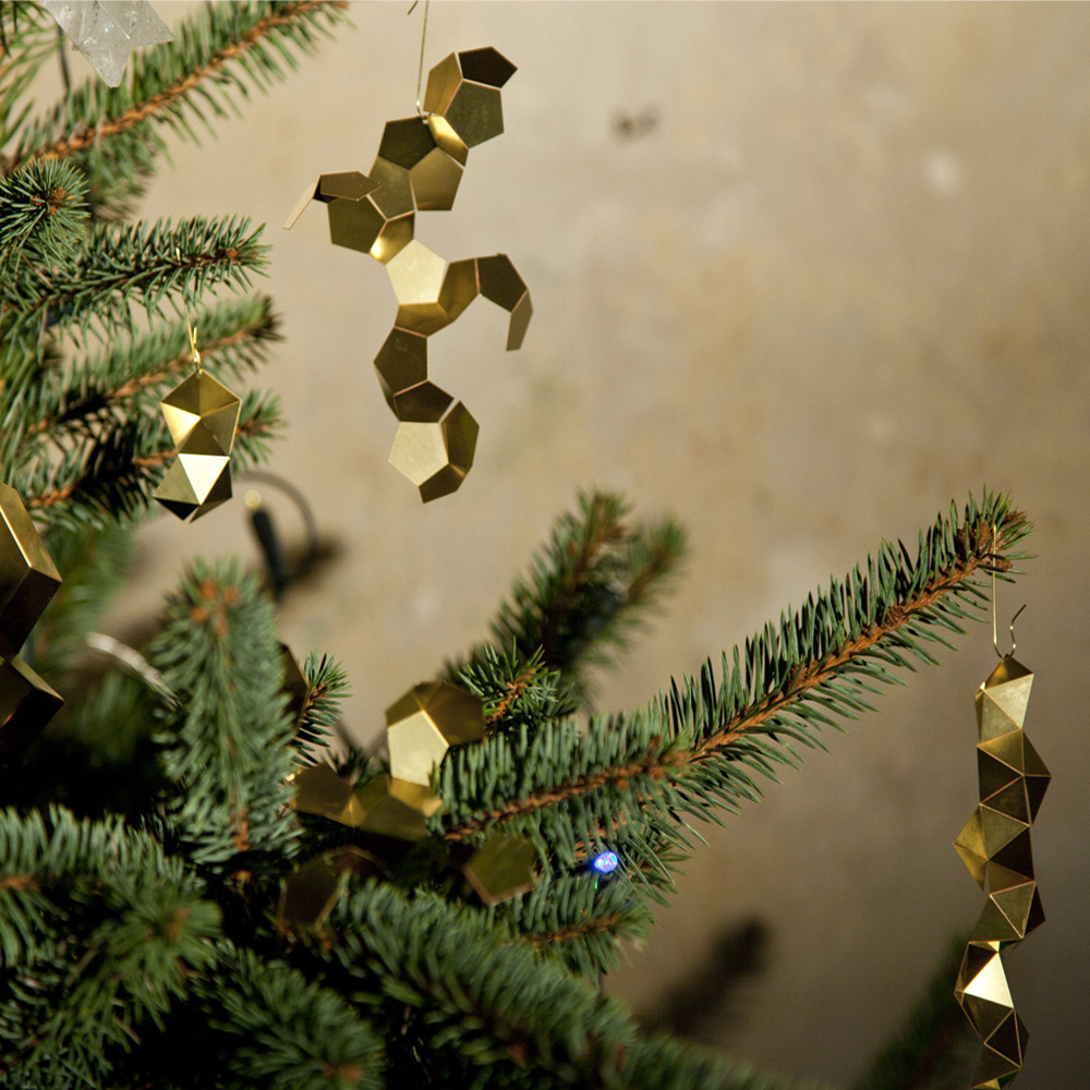 Minimalist Geometric Christmas Decorations by Fundamental