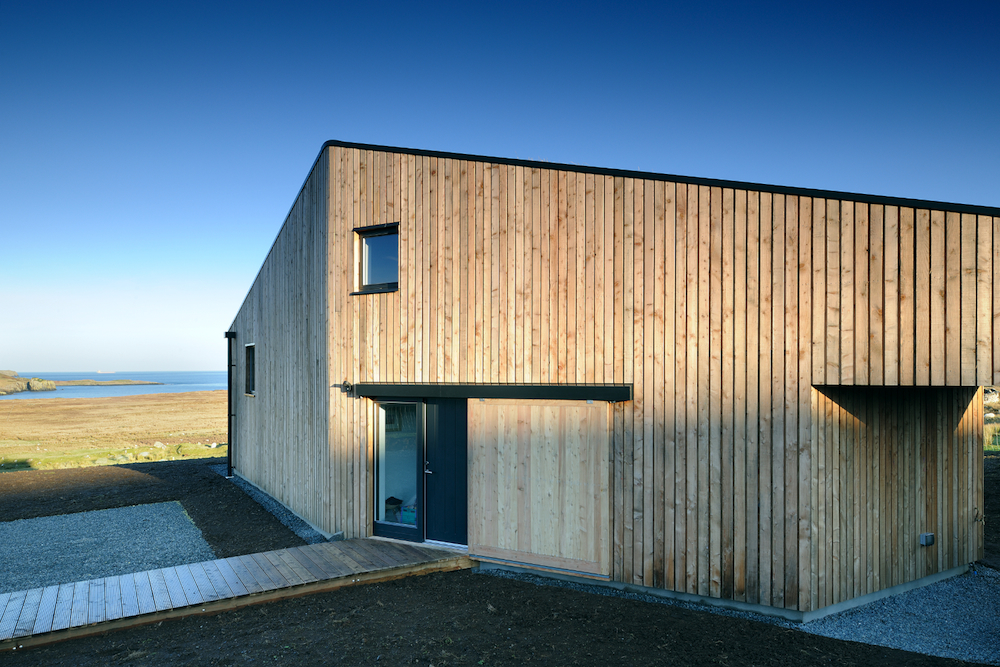 Silvered Larch Timber Cladding of the Kendram Turf House