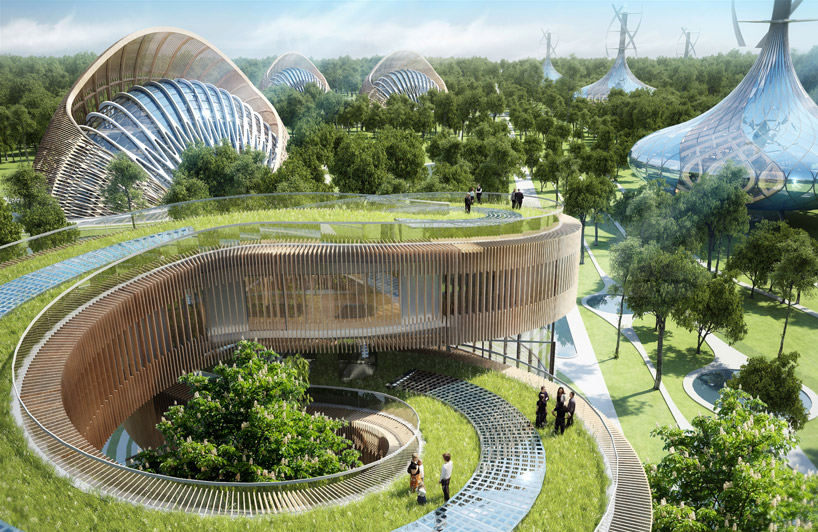 Eco Villa Concepts in Flavours Orchard, China by Vincent Callebaut Architecture