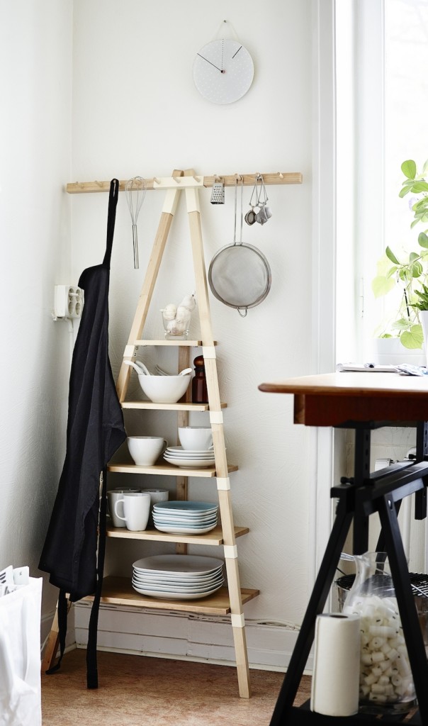 Triangular Leaning Wall Shelf By Keiji Aawa For Ikea Ps 2018 Collection Homeli - Ladder Wall Shelf Ikea