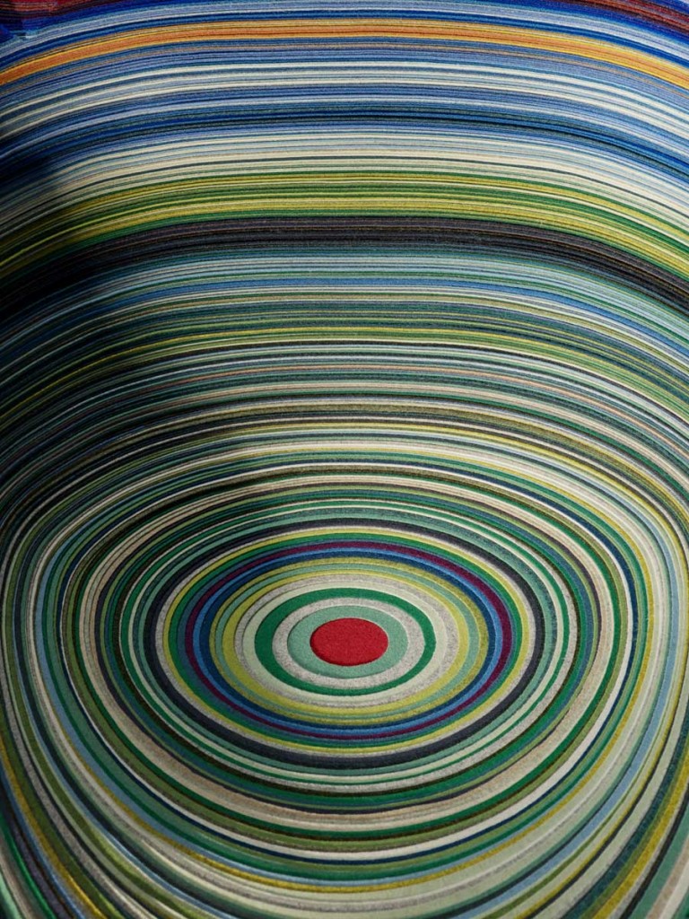 Close-up of the Seat Circles of Layers Cloud Chair