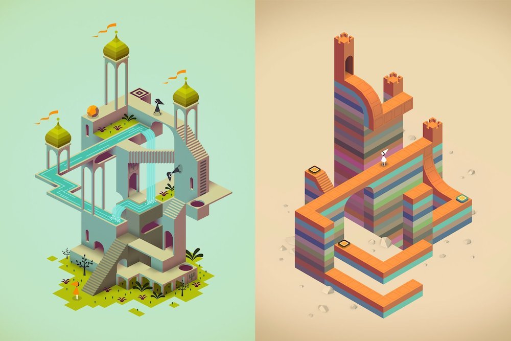 Levels not seen in the original Monument Valley game iOS release