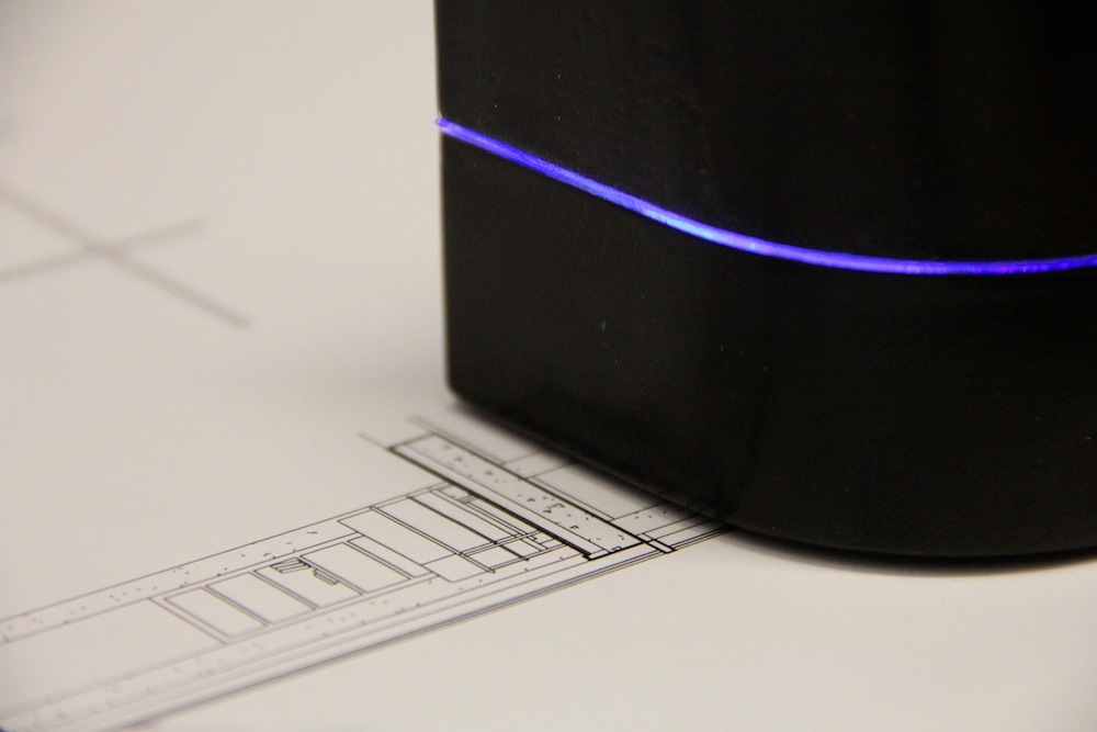 Mini Mobile Robitic Printer by Zuta Labs Printing Architectural Drawings