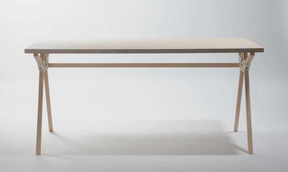 Minimalist Keystones Table by Studio Minale-Maeda