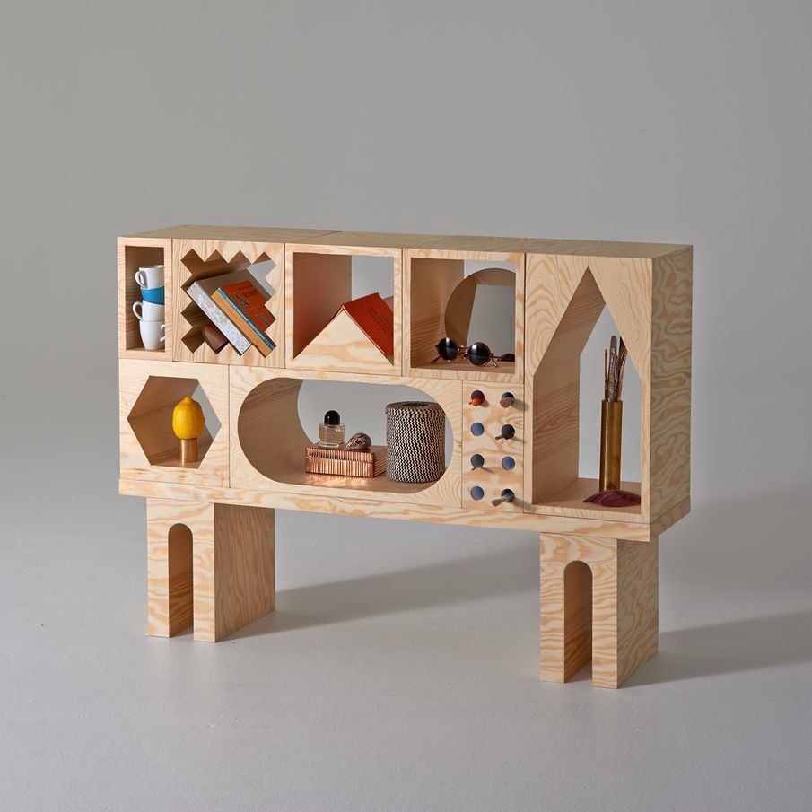 ROOM Collection Modular Block Shape Furniture as Sideboard